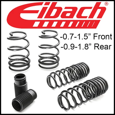 Juego de 4 resortes reductores Eibach Pro-Kit para Ford Mustang Shelby GT500 2007-2014 Foto 1 de 4