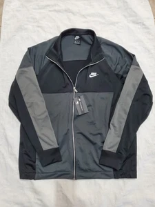 Nike Sportswear Classic Full-Zip Trainingsjacke schwarz rauchgrau CU4307-010 XL - Bild 1 von 15