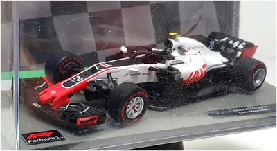 Altaya 1/43 Scale AT301122X - F1 2018 Haas VF-18 K. Magnusson - Black/White/Red - Image 1 of 4