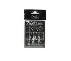 Zeake Assist Hook Double 2 per Pack S (2028) - Picture 1 of 6