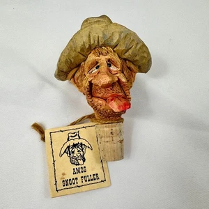 Chris Hammack Spit 'N' Whittle handgeschnitzter Holz Flaschenverschluss Amos Shoot Fuller - Bild 1 von 10