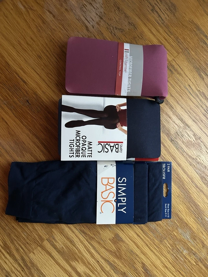 Simply Basic 2 pares de medias de microfibra y 2 pares de pantalones  Foto 1 de 1