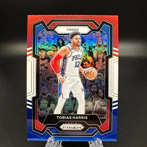 2023-24 Panini Prizm Tobias Harris Red White Blue Prizm #88 Philadelphia 76ers - Picture 1 of 2