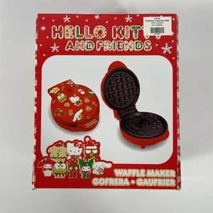 NEW Hello Kitty & Friends Holiday Christmas Mini Waffle Maker Uncanny Brands - Picture 1 of 5