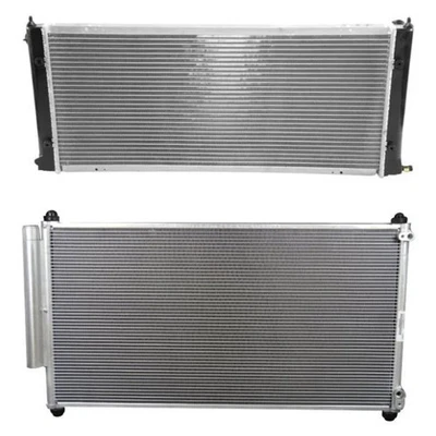 Kit de radiador y condensador de refrigeración de alcance para Volkswagen Jetta 1985-1992 Foto 1 de 2