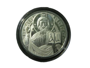 SAMOA 2023 Jesus teacher Alpha & Omega silver coin 1 oz in capsule - Picture 1 of 2