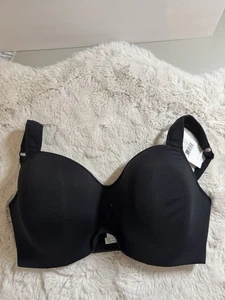 Le Mystere Dream Tisha Full-Busted Bra Black 38G Underwire Wide strap New Tags - Picture 1 of 7