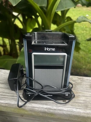 iHome Audio Dock w/Alarm Clock For iPod IH4B-Black - Image 1 of 4
