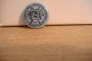 ~FEDERATION OF PHONE WORKERS~PENNSYVANIA~1981~PIN~ - Bild 1 von 2