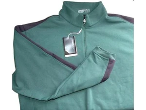 NIKE XL X-LARGE GREEN THERMA-FIT HALF ZIP GOLF PULLOVER NEW WITH TAGS! - Picture 1 of 2