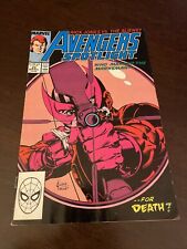 Avengers Spotlight #25 MARVEL Comics 1989 Vintage Comic Book Hawkeye