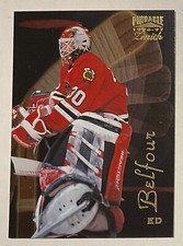 1996-97 ED BELFOUR ZENITH EDITION GOALIE CARD #25 CHICAGO BLACKHAWKS