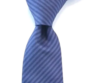 Marc Jacobs Impressive, Blue & Black Striped Print Silk Tie 3" x 58" - Picture 1 of 6