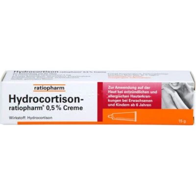 RATIOPHARM GMBH HYDROCORTISON-ratiopharm 0,5% Creme 15 g PZN09703298