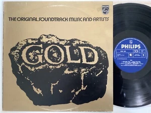GOLD FILM MOVIE SOUNDTRACK VINYL LP Elmer Bernstein U.K 1974 Roger Moore FUNK 10 - Picture 1 of 4