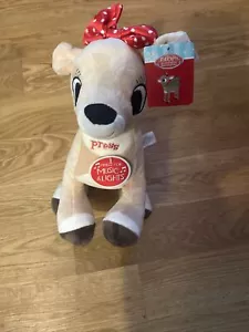 Rudolph The Red Nosed Reindeer Clarice Plush 10in Light Up Musical NWT A2 - Picture 1 of 4
