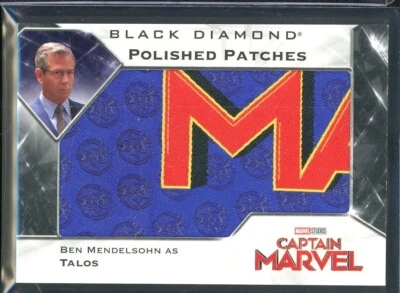 2021 Black Diamond Marvel Polished Patches Puzzles Relics #PPCM4 Talos - Image 1 of 2