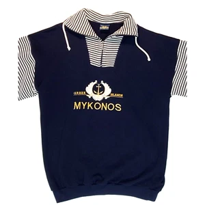 Young Clothing 4x4 Fashion MYKRONOS Greek Islands 1/4 Zip Cotton Sweatshirt XL - Picture 1 of 8