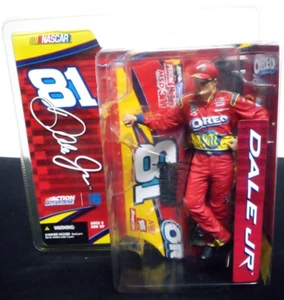 2005 MCFARLANE SPORTS FIGURE DALE EARNHARDT JR #81 OREO RITZ NASCAR RACING NIB x - Picture 1 of 6