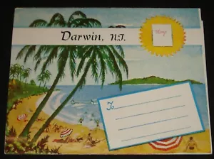 1950s VINTAGE DARWIN NORTHERN TERRITORY FOLD OUT POSTCARD - Picture 1 of 7