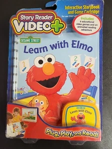 Video lector de historias de Sesame Street Learn con Elmo + libro de cuentos interactivo y juego - Imagen 1 de 2