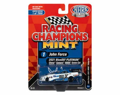 JOHN FORCE 2021 BLUEDEF PLATINUM CHEVY CAMARO 1/64 RACING CHAMPIONS COMO NUEVO 1/7.998 Foto 1 de 2