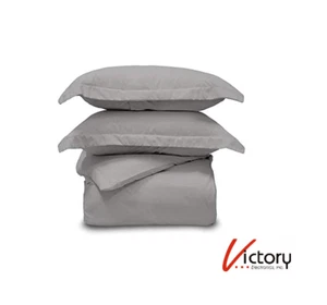 NEW HOME By Jennifer Adams 3 Pc. Duvet Cover Set | Queen - Graphite | 003-26877 - Picture 1 of 7