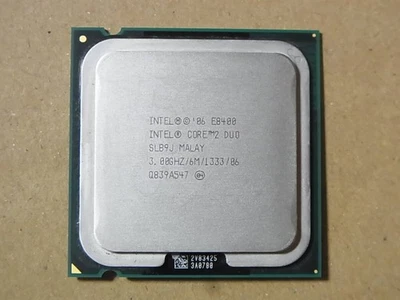 Intel Core2Duo E8400 SLB9J 3.00 GHz/6m/1333/06 Wolfdale LGA775 2 Cores (Ci0999) - Image 1 of 4