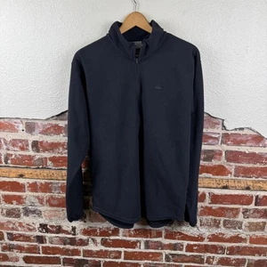 Nike ACG Fleece Pullover Mens Large Black Therma-Fit Half Zip Outdoor Hiking - Picture 1 of 9