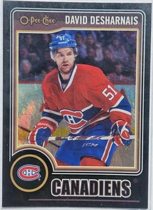 2014/15 O Pee Chee Hockey David Desharnais Black Rainbow #/100 Montreal Canadien - Picture 1 of 1
