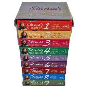 Titanias NUMBERS Por Titania Hardie Numerología Conjunto de 9 Libros 2007 Wicca Tarot Ac - Imagen 1 de 16