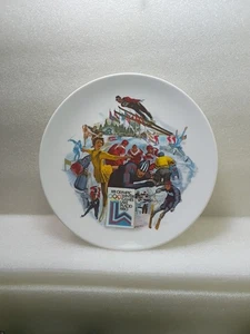 1980 Lake Placid USA Olympics Commemorative Plate Winter Games ~Flawless - Picture 1 of 3