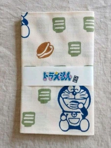 Tela Doraemon Tenugui, Color Azul, Toalla Tradicional Japonesa - Imagen 1 de 3