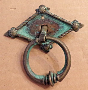 Antik / Vintage DropP Pull Schubladengriff Tür Kommode Schrank alte Beschläge - Bild 1 von 11