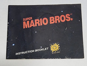 NINTENDO NES INSTRUCTION MANUAL DIRECTIONS FOR GAME - Super Mario Bros