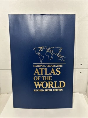 National Geographic Atlas of the World Revised Sixth Edition Oversized Book 1992 - Image 1 of 3