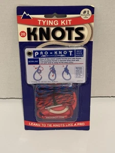 Pro-Knot Knot Tying Kit 20 Essential Rope Knots Instructions Practice KIT101 - Picture 1 of 2