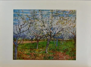 Arte de pared vintage de Vincent Van Gogh de los años 50 El huerto - Imagen 1 de 6