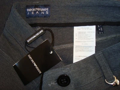 NWT EMPORIO ARMANI JEANS *PANTALONE* Stretch Skinny Pant Made in Romania Sz 6  - Image 1 of 4