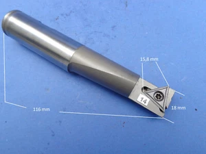 Rückwärtssenker Bohrstange Wendeplatten mit Kühlung   - Bild 1 von 6