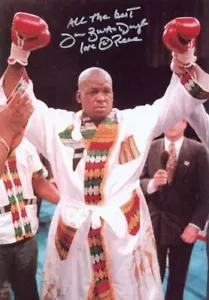 James 'Buster' Douglas - Boxeador - Foto firmada - Certificado de autenticidad (28468) - Imagen 1 de 1