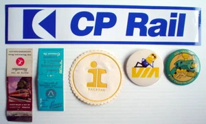 LOTE DE FERROCARRIL, PEGATINAS + INSIGNIAS + MATCHBOOKS + MONTAÑA RUSA *** LOTE D'OBJETS RELIÉS AU TRAINS - Imagen 1 de 9