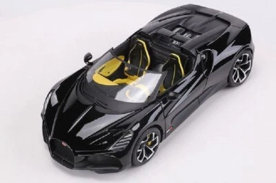 Bburago 1:18 Bugatti Mistral Diecast Model Racing Car Black NEW IN BOX - Image 1 of 4