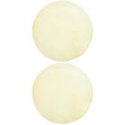 Set of 2 Drum Skin Sheepskin Material Replacement Accessories for Home