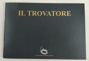 Verdi IL Trovatore Arena di Verona Souvenir Brochure Very Good Condition - Picture 1 of 6