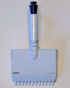 Rainin XLS 12 Channel Multichannel Pipette 20-200µl | Cleaned + Calibrated - Picture 1 of 7
