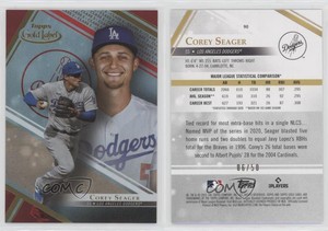 2021 Topps Gold Label Class 2 Red /50 Corey Seager #90
