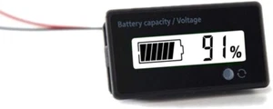 DC 12V 24V 36V 48V 72V Battery Meter Battery Capacity Voltage Monitor Gauge NEW - Picture 1 of 8