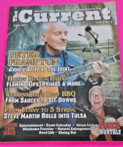 The Current Magazine August 2011 Peter Frampton Steve Martin The Flaming Lips - Picture 1 of 1