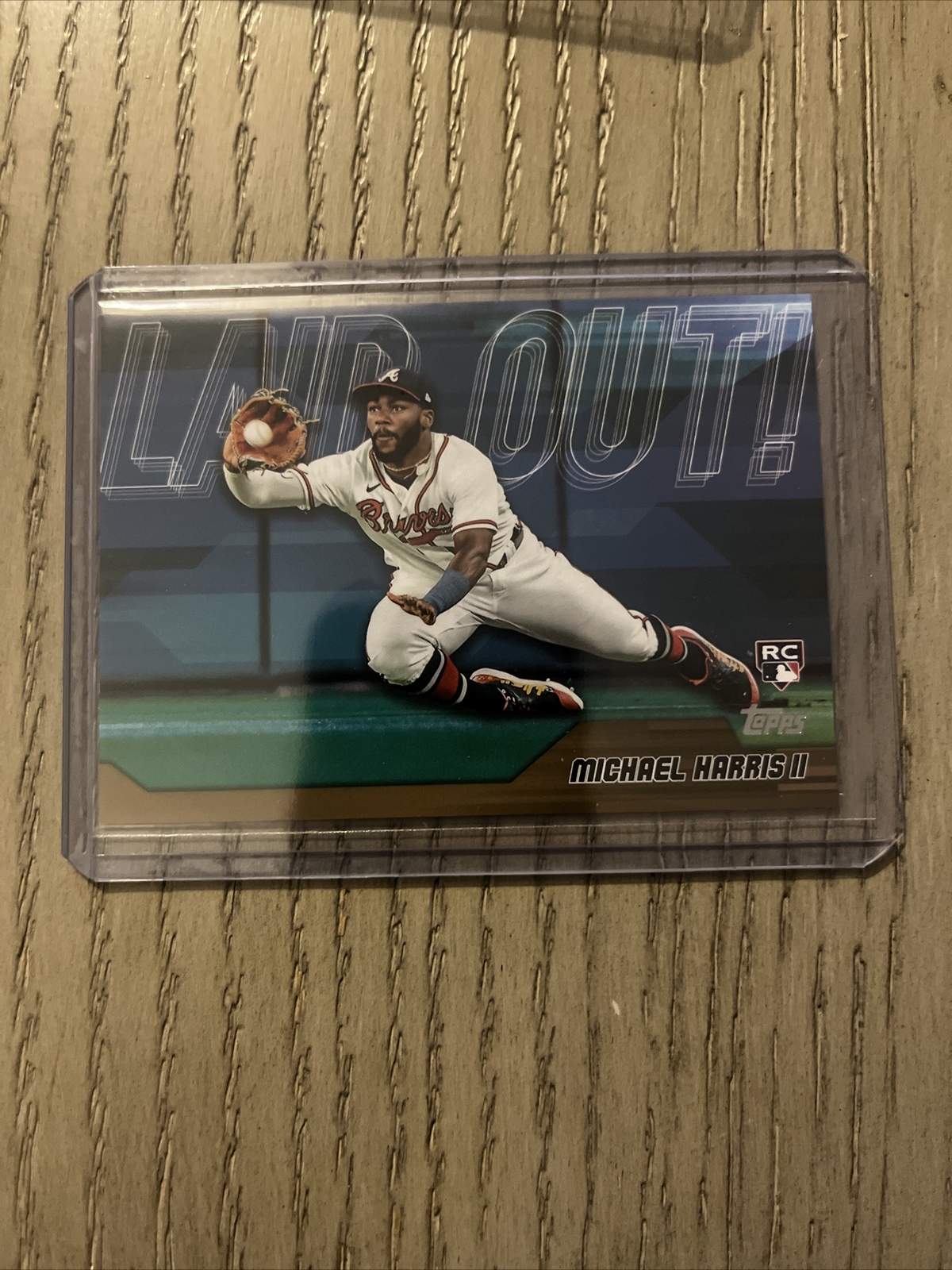 2023 Topps Update #68/75 Gold Laid Out Michael Harris II RC Atlanta Braves